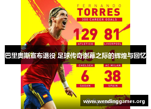 巴里奥斯宣布退役 足球传奇谢幕之际的辉煌与回忆