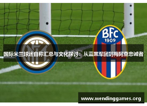 国际米兰球迷自称汇总与文化探讨:从蓝黑军团到梅阿查忠诚者 国际米兰球迷自称汇总与文化探讨:从蓝黑军团到梅阿查忠诚者