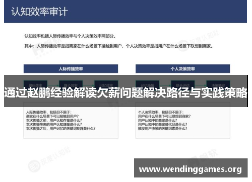 通过赵鹏经验解读欠薪问题解决路径与实践策略